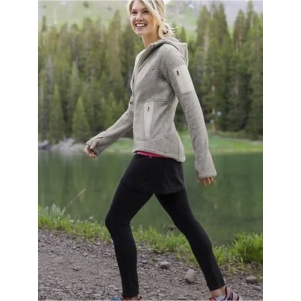 ATHLETA Black Athletic Bettona Skirt Leggings